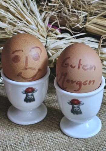 Schwa1001 Eierbecher mit Schwarzwald Bollenkuh