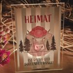 Schwa1002 Windlicht im Schwarzwaldlook Bollenhutkuh