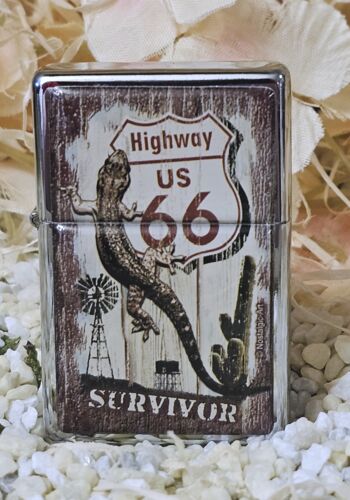 FZ10007 Feuerzeug Highway 66 Survivor