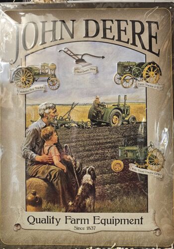 BLS1001 Blechschild John Deere Farm 2
