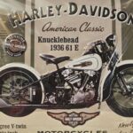 BLS1007 Blechschild Harley Davidson