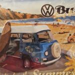 BLS1010 Blechschild VW Bulli Safari