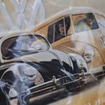 BLS1012 Blechschild VW Bulli und K&auml;fer