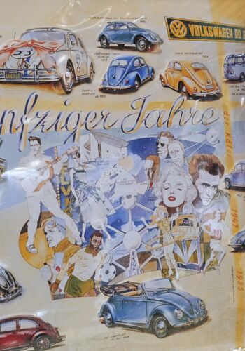 BLS1013 Blechschild VW Geschichte