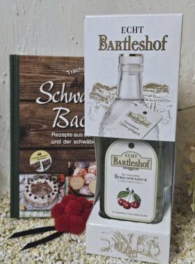 Schwarzw&auml;lder Backbuch mit edlem Kirschwasser 5 Jahre gelagert vom Bartlerhof 700ml