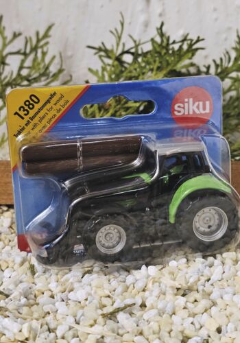 Siku10017 Siku Traktor mit Baumstammgreifer