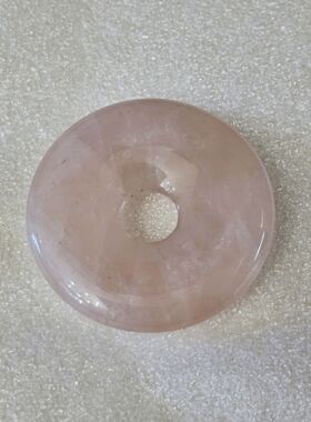 Edelstein Donut Rosenquarz