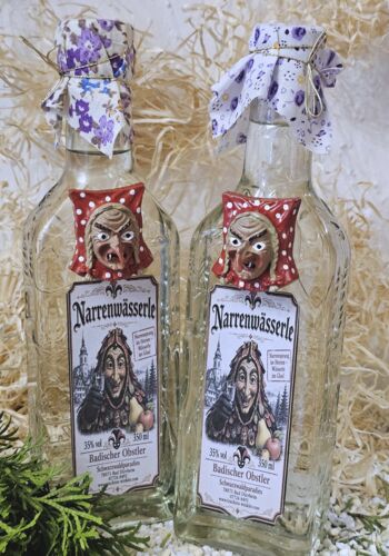 NAW10011 Narren-W&auml;sserle Schwarzwald Hexe 350ml