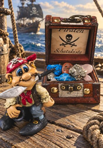 PK10004 Piratenkiste mit Piraten Rudi