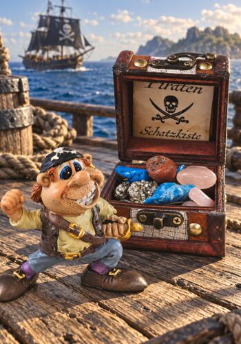 SCHWK10006 Piratenkiste mit Pirat Haudi