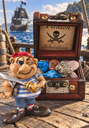 PK10009 Piratenkiste mit Pirat Messer Schorchi