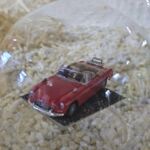 GLF1019 Edelglasflasche mit Triumpf Spitfire Cabrio