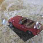 GLF1019 Edelglasflasche mit Triumpf Spitfire Cabrio